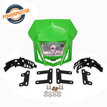 Five colors Motorcycle Headlight Fairing Headlamp Head Lamp Moto ForHONDA XR CRF 150 230 250 450  Dirt Bike Motocross 2024 - buy cheap