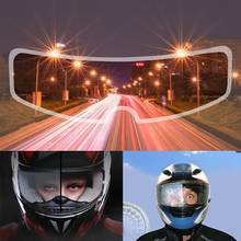 Прозрачная противотуманная Защитная пленка для мотоциклетного шлема противотуманные линзы для экрана универсальные для полнолицевых внедорожных шлемов 2024 - купить недорого