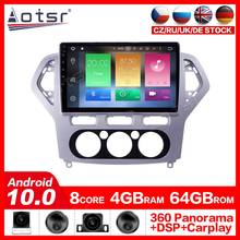 Stereo receiver Car radio Headunit Audio For Ford mondeo MK4 2007-2010 Android 10.0 car navigator Multimedia Player No 2 din ips 2024 - buy cheap