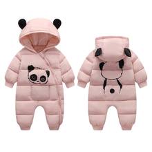 Toddler Snow Suit Baby Boy Rompers Overalls Winter Baby Snowsuit Cartoon panda Thick Warm Newborn Baby Girl Jumpsuit 2024 - buy cheap
