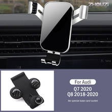 Car Mobile Phone Holder For Audi Q7 2020 Q8 4MN 2018-2020 Air Vent Mounts Stand GPS Gravity Navigation Bracket Car Accessories 2024 - buy cheap