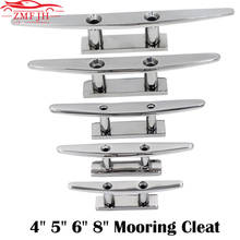 4" 5" 6" 8" 316 Stainless Steel Polished Combo Mooring Cleat 2 Hole Hardware Boat Cleat Marine Boat Yacht Cleat Boat Accessories 2024 - buy cheap
