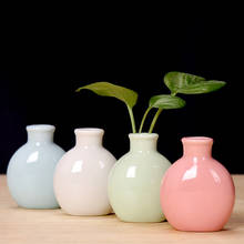1Piece Ceramic Mini Flower Vase Home Garden Decoration Planter Pot Cute Flowerpot Planter Desktop Vase Home Office Bonsai Pot 2024 - buy cheap