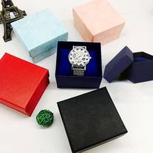 1pc Cardboard Jewelry Boxes Gifts Present Storage Display Boxes For Necklaces Bracelets Earrings Rings Square Black Watch Box 2024 - buy cheap