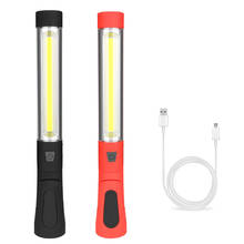 USB Rechargeable COB Working Light 3 Modes LED Torch Inspection Lamp Magnetic Flashlight Hook Lantern For Maintenance Repairing 2024 - buy cheap