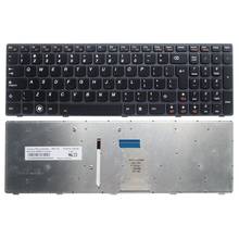 Acessórios do portátil gzeele ui teclado para lenovo ideapad y580 y580n y580a y590 y590n teclado retroiluminado 2024 - compre barato