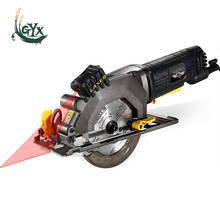 Electric Power Tool Electric Mini Circular Saw With Laser Multi-Function Saw For Cutting Wood,PVC Tube, Tile  Electric Saw 2024 - buy cheap