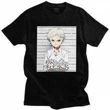 Novelty Men's Norman The Promised Neverland Shirt Anime T-shirt Short Sleeve Cotton Tshirt Classic Japan Manga Tees Top Clothes 2024 - buy cheap