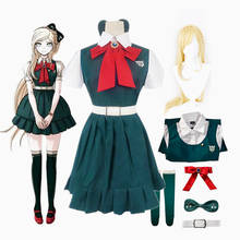 Disfraz de Cosplay para mujer, uniforme de Anime, Danganronpa 2, Despair, Jenny, Nevermind, Halloween 2024 - compra barato