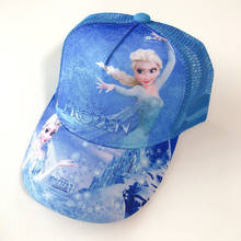 Disney Frozen Elsa Anna Spiderman Child Hat Girl Boy Sunshade Baseball Cap 2024 - buy cheap
