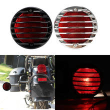 Luz de parada trasera para motocicleta, luz de freno con montaje lateral, soporte de placa de matrícula, accesorios universales para moto 2024 - compra barato