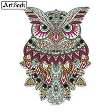 Full square & round diamond painting owl cross stitch 5d animal craft diamond mosaic hand embroidery sticker 2024 - buy cheap