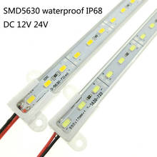 Waterproof IP68 LED Bar Light 12V 24V 50cm 100cm 5630 LED Rigid Strip Energy Saving LED Fluorescent Tubes 50pcs/lot 2024 - buy cheap