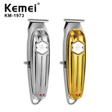 All Metal Professional Clipper for Barber Hair Trimmer Rechargeable Men Electric Beard Shaver Baldheaded Hair Cutting Machine 2024 - buy cheap