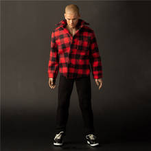 1/6 Male Soldier Costume CJG-M011 Trendy Plaid Shirt Jacket Sports Pants for TBL PH 12 inch Action Figures Body Model 2024 - buy cheap