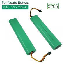 Aspiradores de pó nimh ni-mh bateria recarregável, 2 peças, 12v, 4500mah, para neato, botvac, d85, 70e, 75, 80, d75, casinolubrificantes 2024 - compre barato