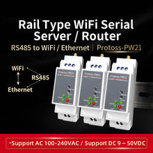 Rs485 prendido à montagem sem fio dtu do trilho do servidor serial do ethernet de wifi 2024 - compre barato