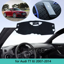 Car Dashboard Carpet Cover For Audi TT 8J MK2 2007~2014 Dash Mat Cape Anti-dirty Sun Shade Dashmat Automotive interior Rug 2008 2024 - buy cheap