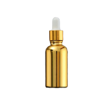 Gold Glass Essential Oil Dropper Bottles Vial  5ML 10ML 30ML 50ML 100ML Empty Cosmetic Serum Packaging Bottles 50 pieces 2024 - buy cheap