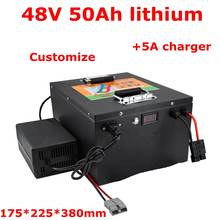 Cargador de batería de iones de litio 50AH 48V 5A 48V 50AH batería de litio para 4800W 2400W 48V AGV motor de triciclo eléctrico de torre móvil EV 2024 - compra barato