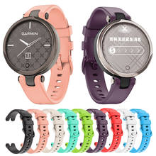 Correa de silicona para Garmin Lily, pulsera deportiva de Fitness para mujer, correa de repuesto para reloj inteligente Garmin Lily 2024 - compra barato