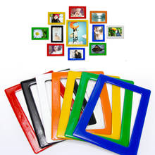 Magnetic Photo Frame PVC Album Combined Self-adhesive Photo Wall Festive Color Picture Frame Photo Book 2024 - buy cheap