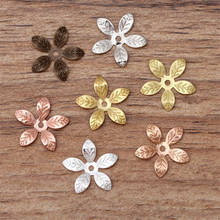 SIXTY TOWFISH 50 Pieces DIY Jewelry Accessories Size 15mm Copper Materials Flower Slice Charms 2024 - buy cheap