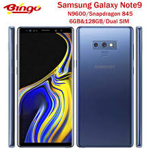 Samsung-smartphone galaxy note 9, n9600, 128gb, desbloqueado, lte, snapdragon 845, octa core, dual sim, 6.4 ", câmera dupla de 12mp, ram 6gb, nfc 2024 - compre barato