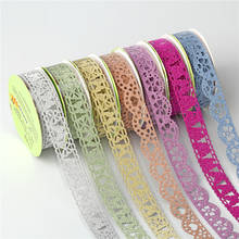 6 Pieces/Lot DIY scrapbooking decoration film Adhesive Shiny Lace Tapes Decoration Photo Album Scrapbook Sticker 2024 - buy cheap