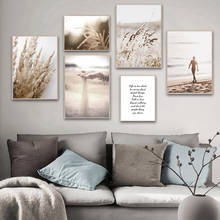Grass Quote Scenery Picture Wall Art Canvas Painting Modern Nordic Minimalist Figure Posters and Prints for Dormitory Home Decor 2024 - buy cheap