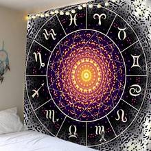 Tapices de brujería con Mandala, colgante de pared para decoración del hogar, sala de estar, dormitorio, arte de pared de gran tamaño, Envío Gratis 2024 - compra barato