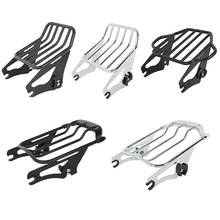 Motorcycle Two-Up Detachables Luggage Rack For Harley Touring Road King Street Glide Electra Glide 2009-2020 2018 2024 - buy cheap