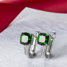 Fashion Female Pendientes Earrings Silver color Green Dazzling CZ Zircon Heart Arrow Stud Earrings for Women Oorbellen 2024 - buy cheap