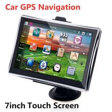 Navegador GPS portátil HD para coche y camión, 7 pulgadas, 256MB/8GB, FM, MP3/MP4, mapas actualizados 2024 - compra barato
