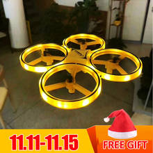 RC Drone UFO toys Watch Gesture Flying ball Helicopter Hand Infrared Electronic Quadcopter Interactive Induction dron Kids toys 2024 - buy cheap