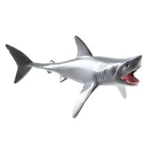 Children's Mini Simulation Ocean Sea Life Animal Model Toy Great White Shark Whale Shark Model Educational Toy Animal Shark Toy 2024 - buy cheap