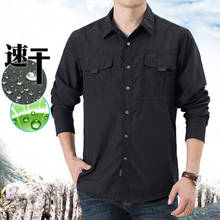 Men's Shirts Lightweight Tactical Shirts Breathable Outdoor Casual Army Military Male Waterproof Quick Dry Cargo Shirt 2020 New 2024 - buy cheap