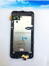 For Russian Good test  LCD Display Screen Assembly with Frame For htc Desire 300 Free shipping 2024 - buy cheap