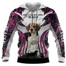 HX Newest Popular Animal Beagle 3D Print Men's Women Tracksuit Autumn Long-Sleeved Pullover Fashion Hoodie Drop Shipping 2024 - buy cheap