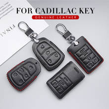 KUKAKEY Genuine Leather Car Key Case Cover Car Styling For Cadillac CTS Escalade SRX ATS STS XTS CT6 XT5 Key Bag Holder 2024 - buy cheap