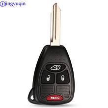 jingyuqin  Remote Key Shell For Jeep Chrysler Liberty Pacifica Sebrring Aspen 300 Town PT Cruiser for Dodge Magnum Charger 2024 - купить недорого