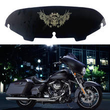 Parabrisas de carenado para motocicleta, protector de cráneo negro de 5/6/8 pulgadas para Harley Electra Street Glide FLHX Touring 1996-2013 2024 - compra barato
