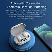 Bohm e6s display digital tws bluetooth 5.0 fone de ouvido binaural esportes sem fio mini fones de ouvido estéreo in-ear para smartphone 2024 - compre barato