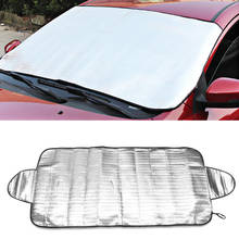 1PC 190*70cm Back Front Car Window Sunshade Windshield Cover Auto Car Rear Window Sun UV Protect Sunshade Silver 2024 - buy cheap