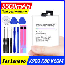 5500mah Bl 223 Bl223 Battery for Lenovo Vibe Z2 Pro K920 K80 K80m K7 2024 - buy cheap