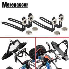 MEREPACCOR 4PCS RC Car Shell Body Mount Metal L-Bracket with Magnet for 1:10 RC Crawler Car Axial SCX10 90046 D90 2024 - compre barato