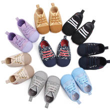 Bobora First Walkers Shoes Canvas Classic Sports Sneakers Newborn Baby Boys Girls Infant Toddler Soft Sole Anti-slip Baby Shoes 2024 - buy cheap