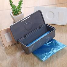 HOT SALES！！！New Arrival Wall Mounted Trash Garbage Bag Container Holder Plastic Storage Box Dispenser Wholesale Dropshipping 2024 - buy cheap