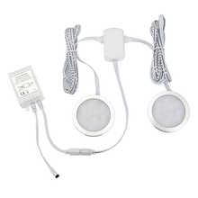 Lâmpadas led rgb sem fio para armários e guarda-roupas, 2 peças