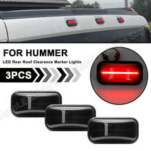 3Pc For Hummer H2 2003 2004 2005 2006 2007 2008 2009 H2 SUT 2005-2009 LED Rear Red Cab Roof Clearance Marker Light Kit Dome Lamp 2024 - buy cheap